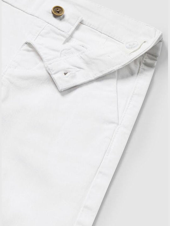 Kids' Fabric Pants white