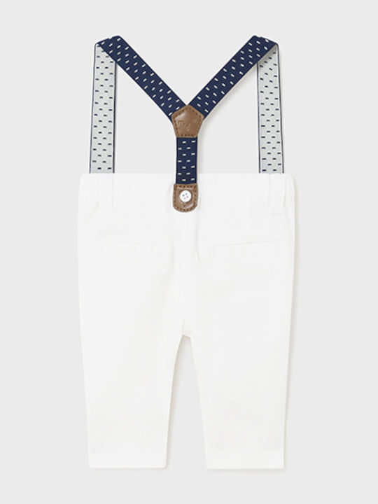 Kids' Fabric Pants white