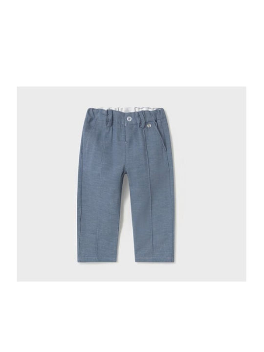 Kids' Linen Pants Sea Blue