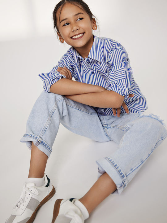 Kinder Schlaghose Jeans Rot