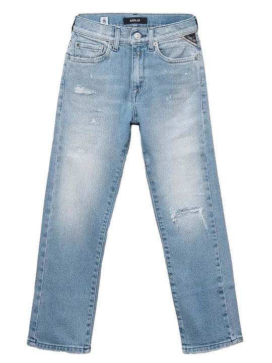 Replay Pantalon Blugi Pentru Copii Albastru