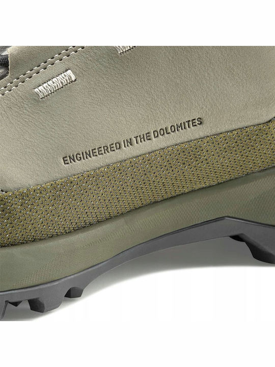 Salewa Puez Leather Men's Hiking Boots Shadow Dark Olive