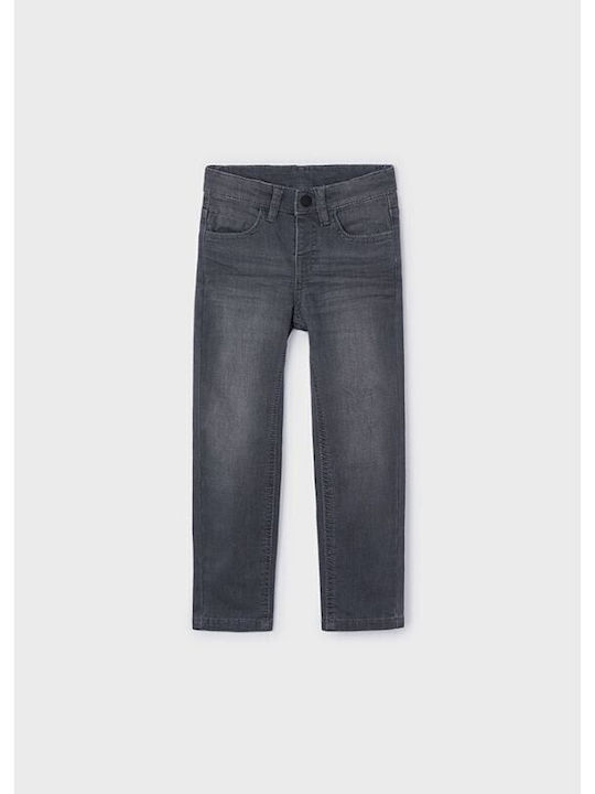 Kinder Schlaghose Jeans Schwarz
