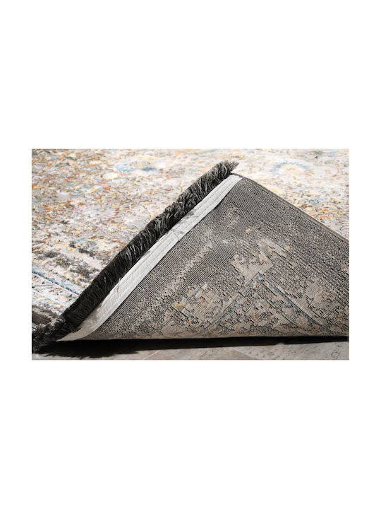 Tzikas Carpets Quares 31464-110 Χαλί Ορθογώνιο με Κρόσια Πολύχρωμο 160x230cm
