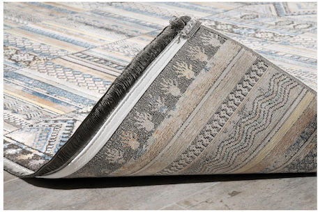Tzikas Carpets 31776-095 Rug Rectangular with Fringes Quares