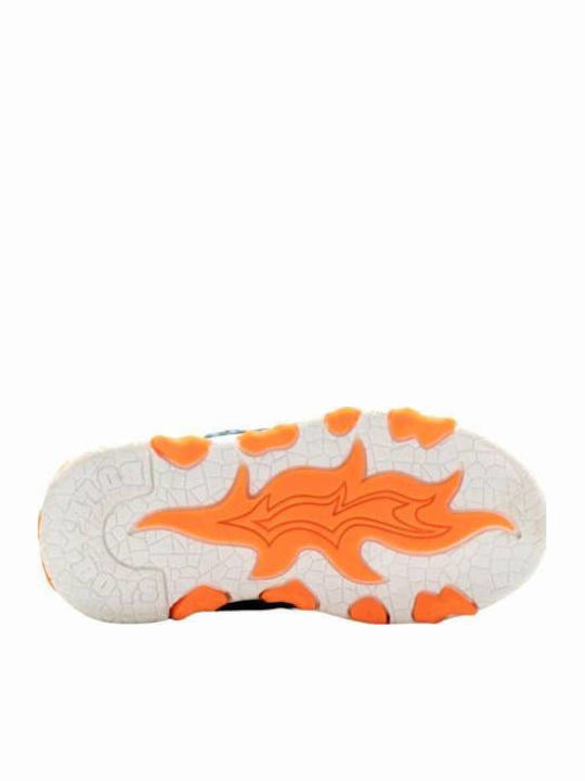 Kids Sneakers with Scratch & Lights Blue