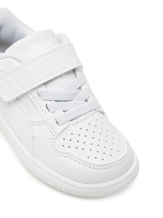 Ac+ Inf Kids Sneakers with Scratch White