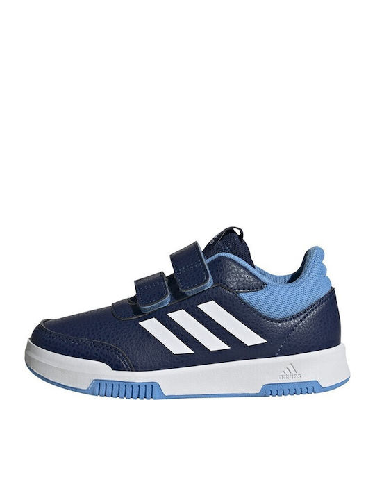 Tensaur Hook Loop Kids Sneakers with Scratch Dark Blue / Cloud White / Blue Burst