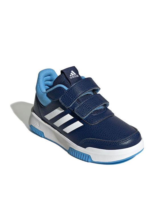 Tensaur Hook Loop Kids Sneakers with Scratch Dark Blue / Cloud White / Blue Burst