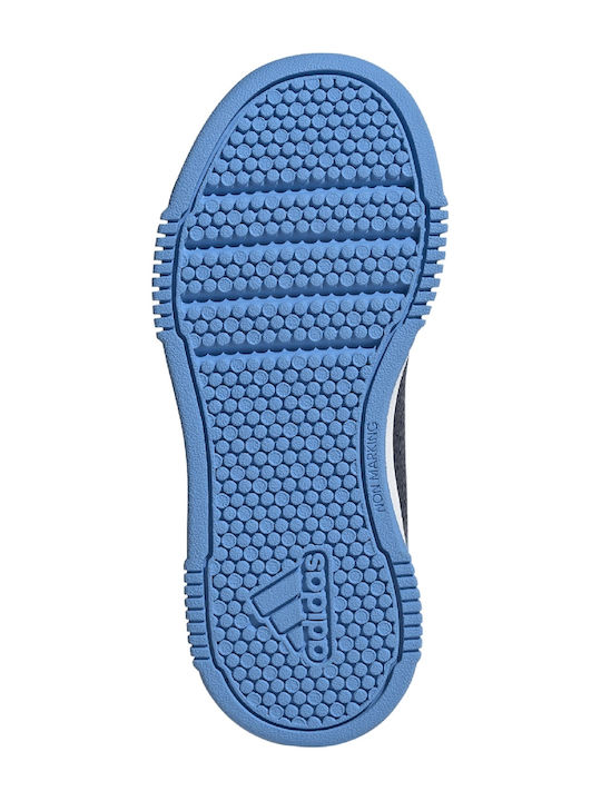 Tensaur Hook Loop Kids Sneakers with Scratch Dark Blue / Cloud White / Blue Burst