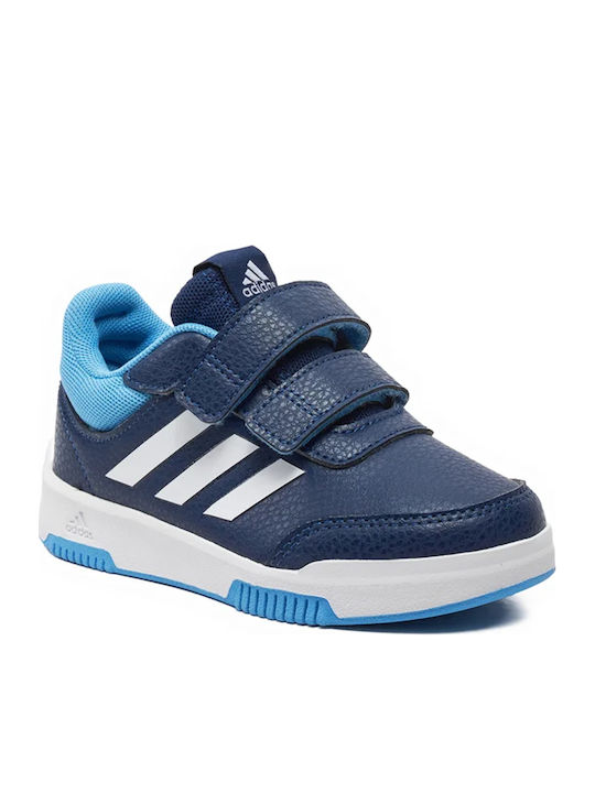 Tensaur Hook Loop Kids Sneakers with Scratch Dark Blue / Cloud White / Blue Burst