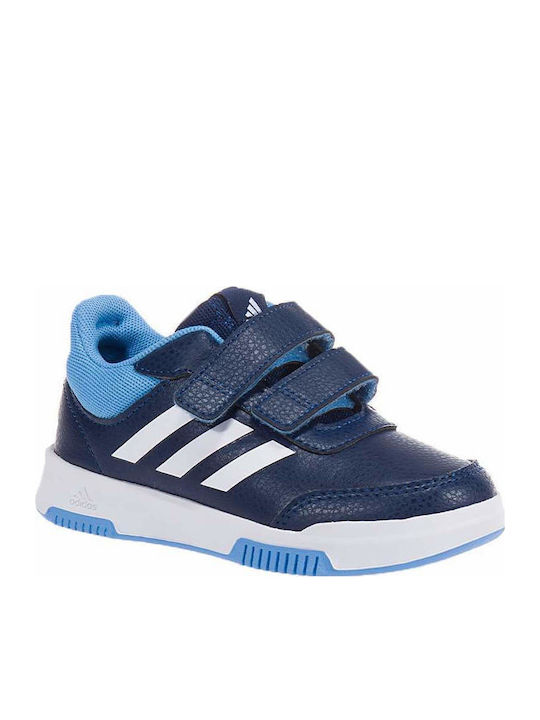 Tensaur Hook Loop Kids Sneakers with Scratch Dark Blue / Cloud White / Blue Burst