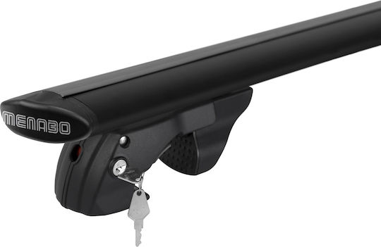 Menabo 120cm. pentru Suzuki SX4 2010+ (Set cu picioare) Negre