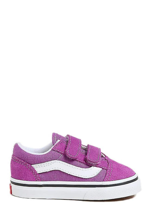 Old Skool V Color Theory Παιδικά Sneakers με Σκρατς Μωβ VN000CTGE2T