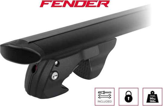 Menabo 135cm. pentru Honda Pilot 2015+ (Set cu picioare) Negre