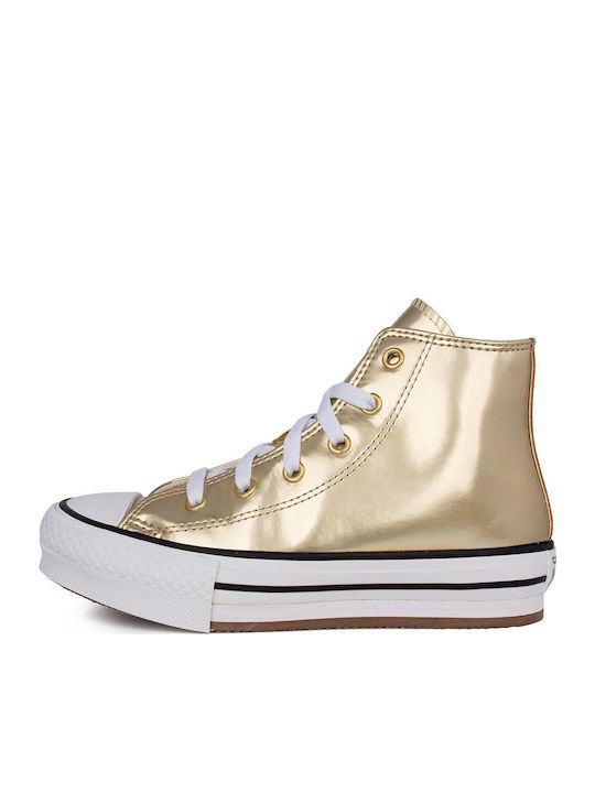 CHUCK TAYLOR ALL STAR Παιδικά Sneakers High Χρυσά