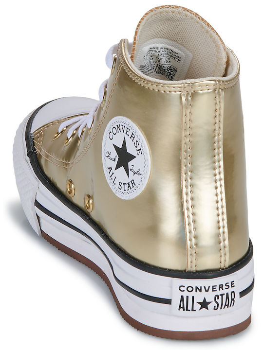 CHUCK TAYLOR ALL STAR Παιδικά Sneakers High Χρυσά