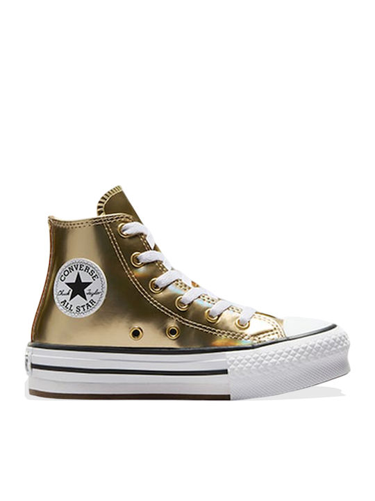 CHUCK TAYLOR ALL STAR Παιδικά Sneakers High Χρυσά