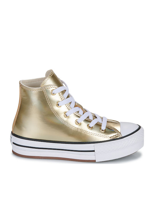 CHUCK TAYLOR ALL STAR Παιδικά Sneakers High Χρυσά