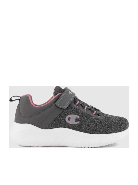 Παιδικά Sneakers με Σκρατς Γκρι