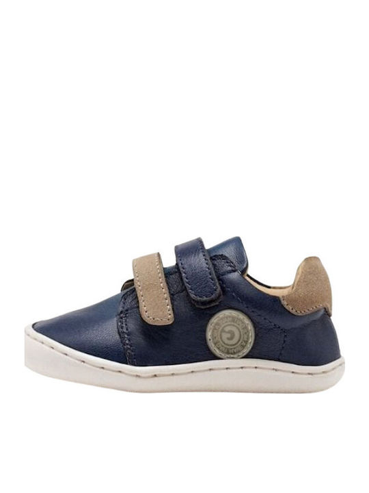 Παιδικά Sneakers με Σκρατς Navy Μπλε