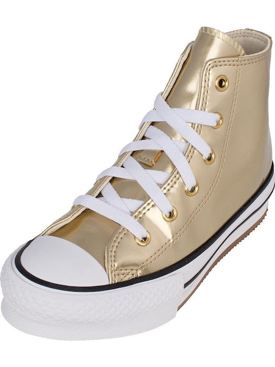 CHUCK TAYLOR ALL STAR Παιδικά Sneakers High Χρυσά