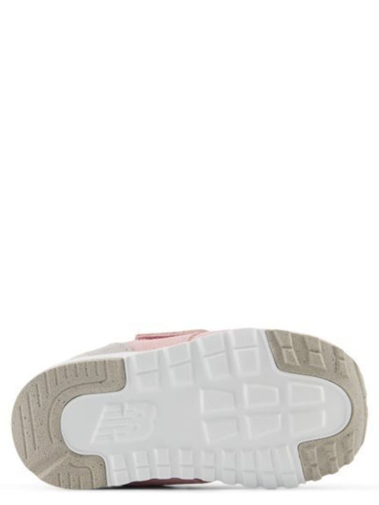 574 New-b Kinder Sneaker Anatomisch mit Bügel- und Schleifenverschluss Rosa