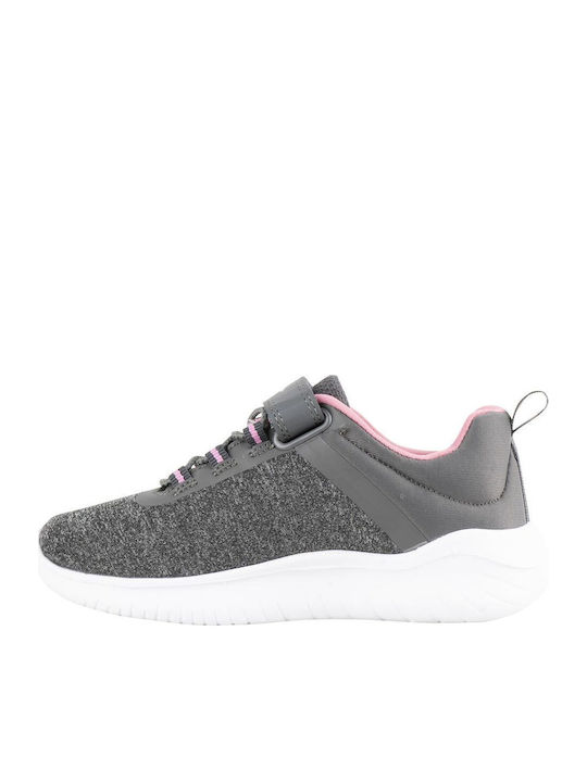 Παιδικά Sneakers με Σκρατς Γκρι