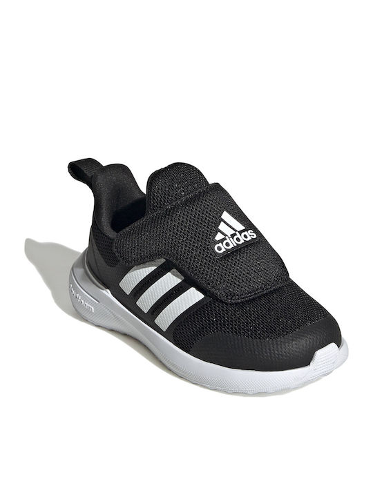Fortarun 2.0 Kids Sports Shoes Running with Hoop & Loop Closure Black