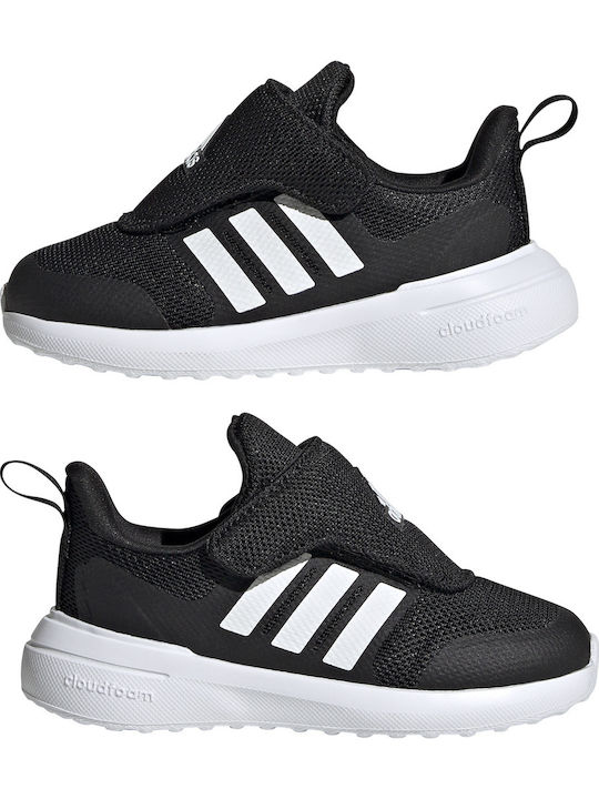 Fortarun 2.0 Kids Sports Shoes Running with Hoop & Loop Closure Black