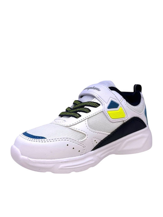 Wave B Ps Παιδικά Sneakers με Σκρατς Λευκά