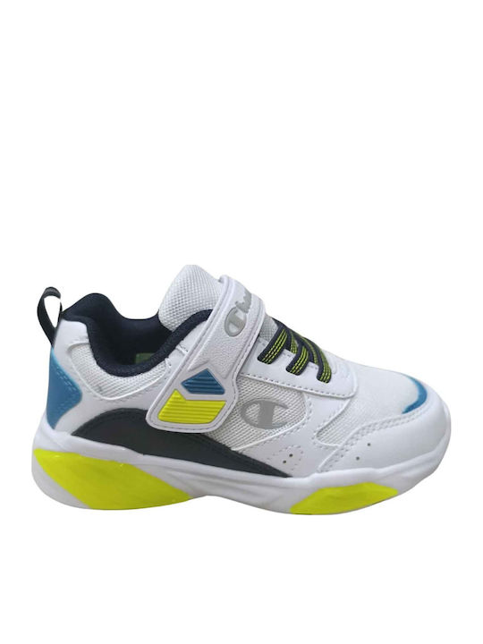 Wave B Ps Παιδικά Sneakers με Σκρατς Λευκά