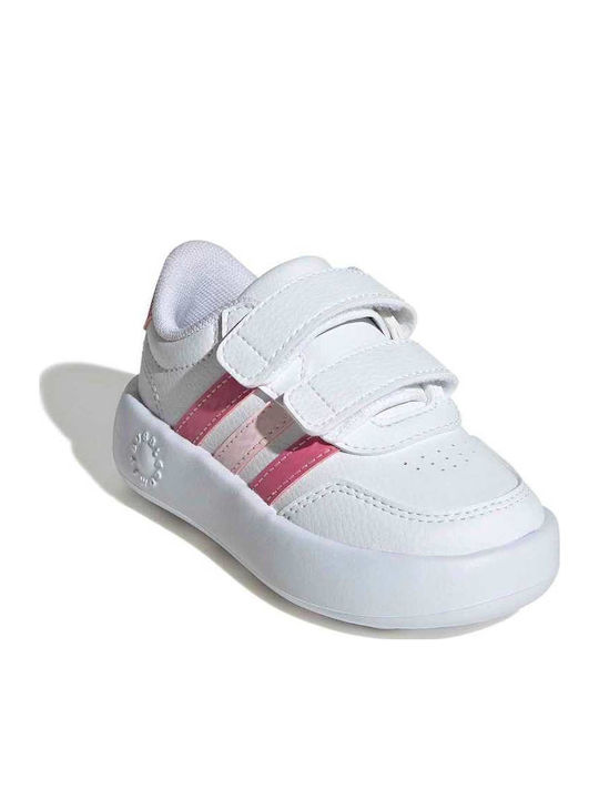 Breaknet 3.0 Cf Kinder Sneakers mit Klettverschluss Weiß