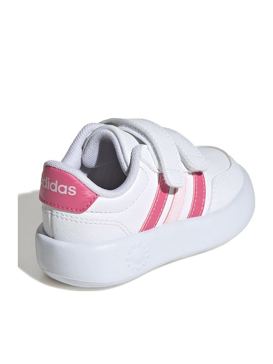 Breaknet 3.0 Cf Kinder Sneakers mit Klettverschluss Weiß