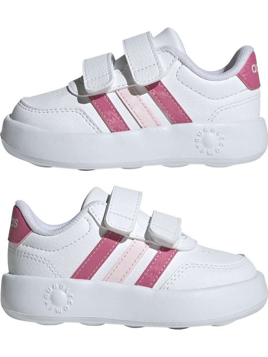 Breaknet 3.0 Cf Kinder Sneakers mit Klettverschluss Weiß