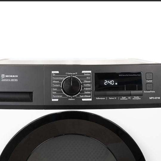 Morris MPD-9749 Στεγνωτήριο 9kg με Αντλία Θερμότητας