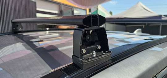 Menabo 113cm. 2018+ (with Roof Rack Legs) Black