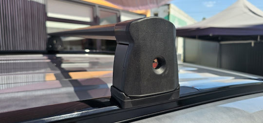 Menabo 113cm. 2018+ (with Roof Rack Legs) Black