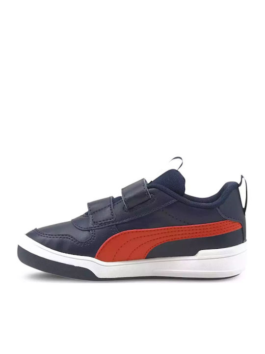 Multiflex Παιδικά Sneakers με Σκρατς Navy Μπλε