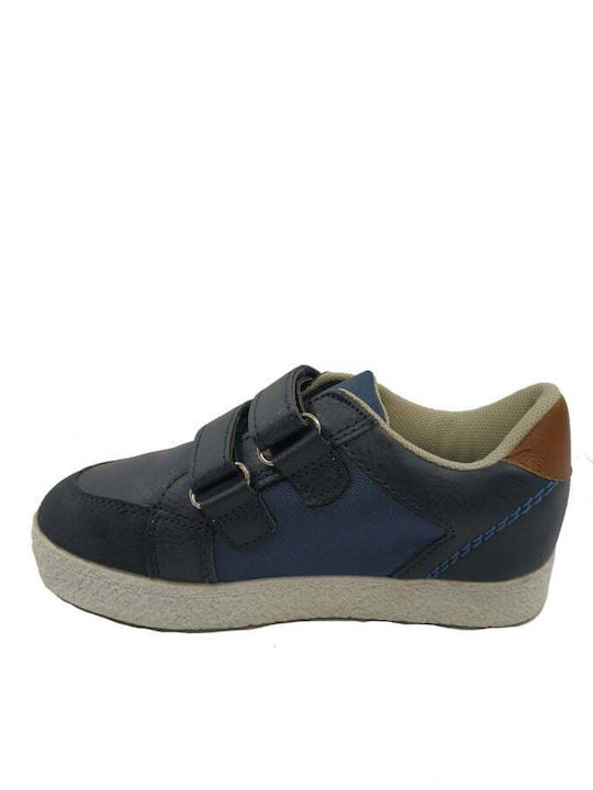 Kids Sneakers with Scratch Navy Blue