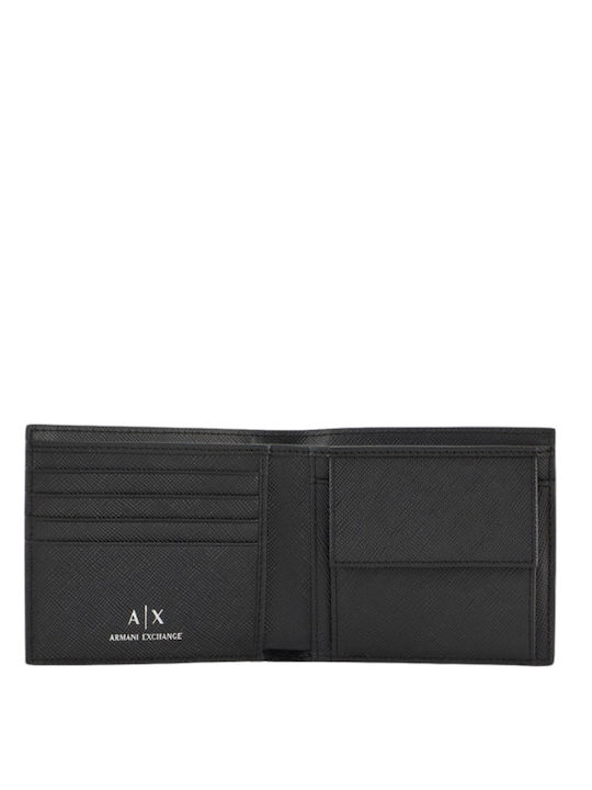 Set Leather Men's Wallet Black
