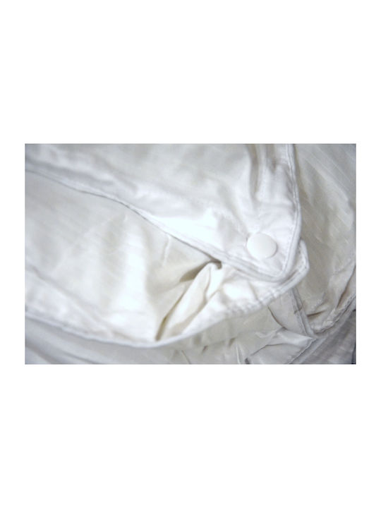 4 Seasons Steppdecke 2 Stück Knöpfe Satin Stripe 160x240 Einzel 200 Gsm