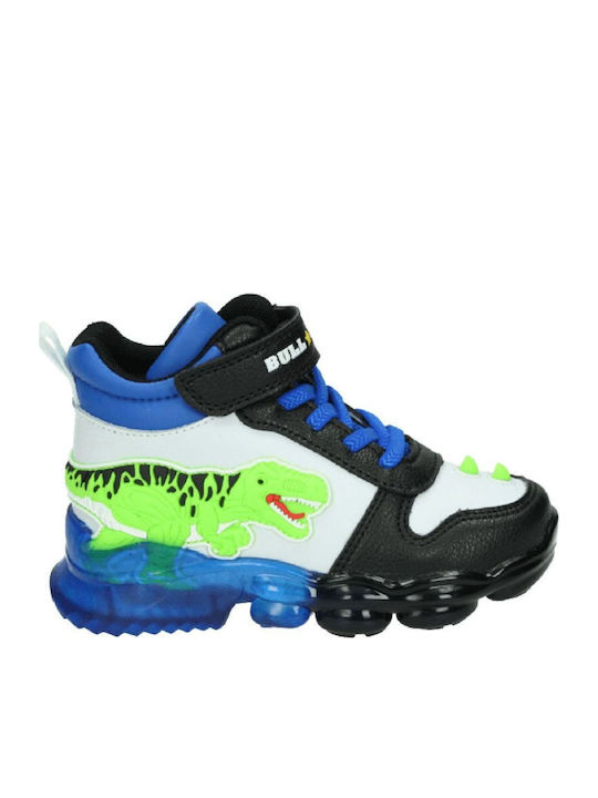 T-Rex Încălțăminte sport Inalta pentru copii cu scai și lumini Multicolor