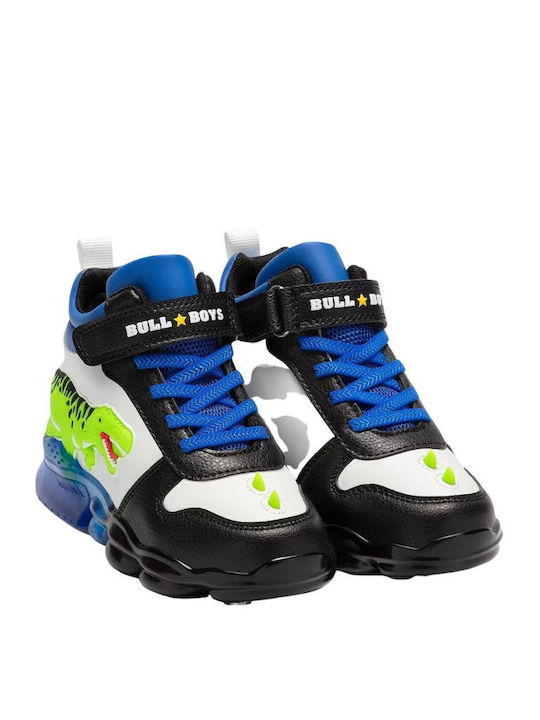T-Rex Încălțăminte sport Inalta pentru copii cu scai și lumini Multicolor