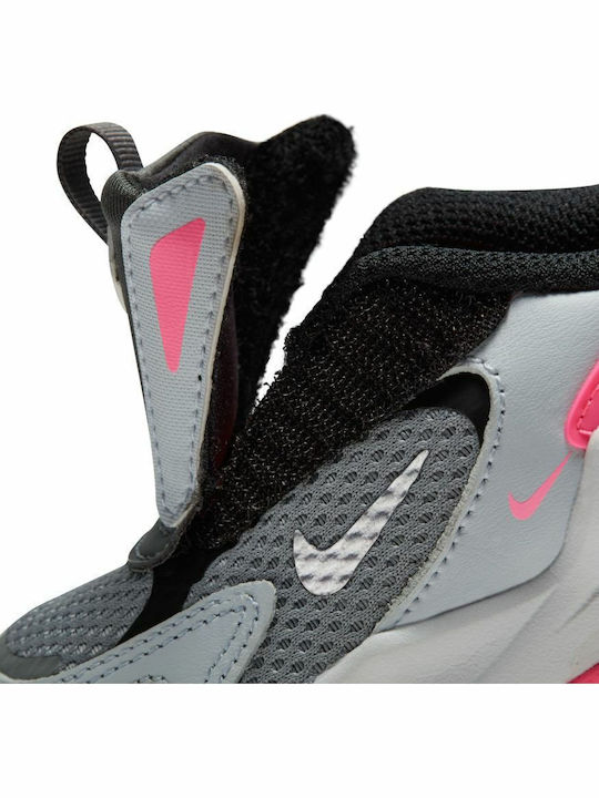 Air Max Bolt Kids Sneakers Slip-on Smoke Grey / Metallic Silver