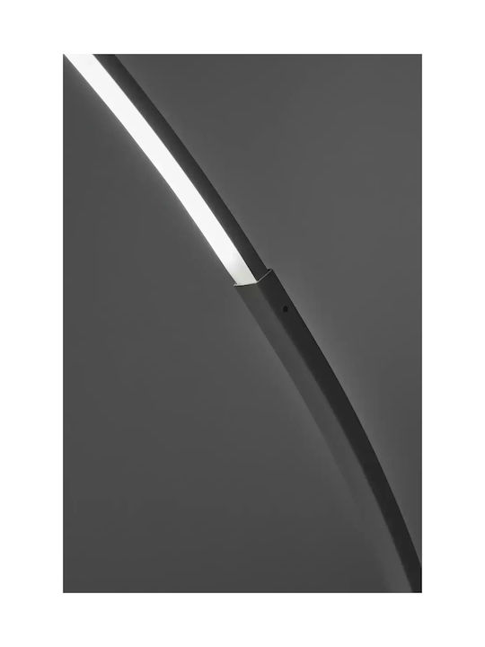 LED Stehleuchte mit Neutralweißem Licht Schwarz