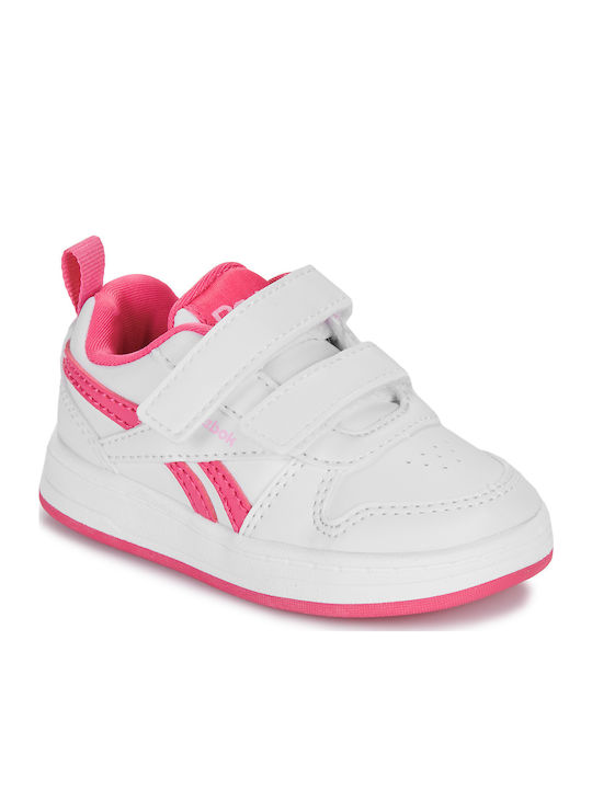 Royal Prime Kids Sneakers with Scratch White