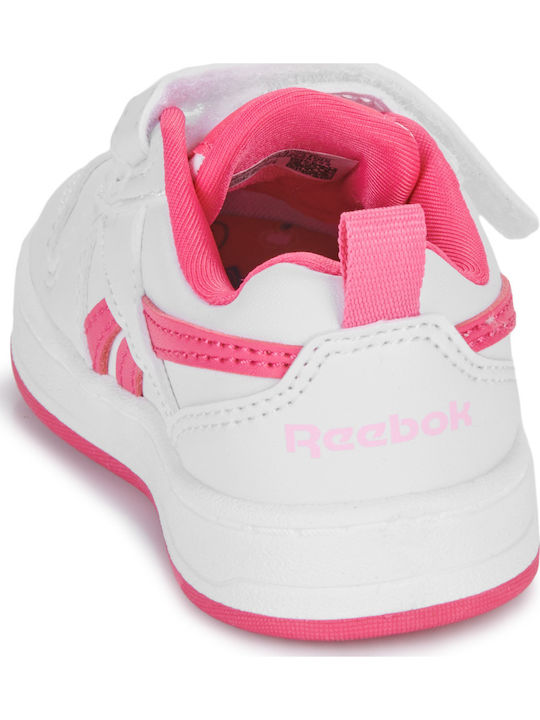 Royal Prime Kids Sneakers with Scratch White