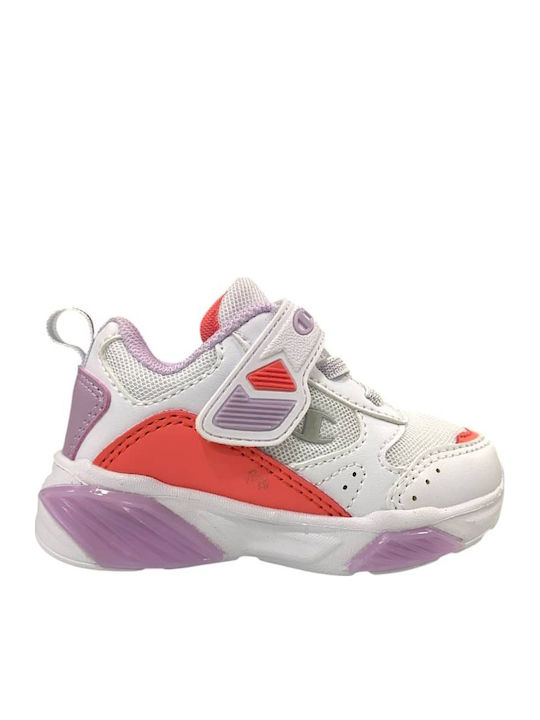 Wave G Kids Sneakers with Scratch White
