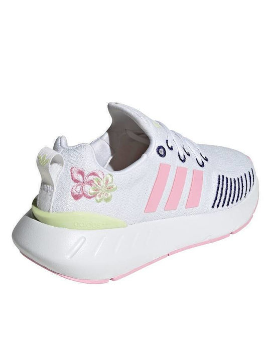 Swift Run 22 Kids Sneakers Cloud White / True Pink / Almost Lime